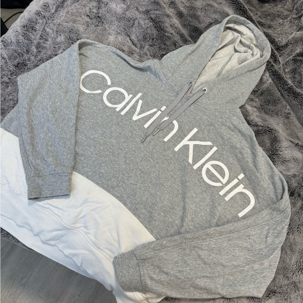 Calvin Klein Light Gray Performance Hoodie Women’s